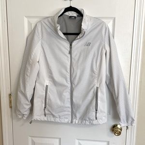 New Balance Striped Windbreaker- Women’s Medium